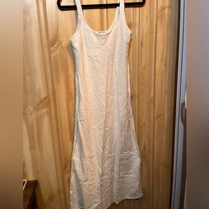 ASOS white midi dress